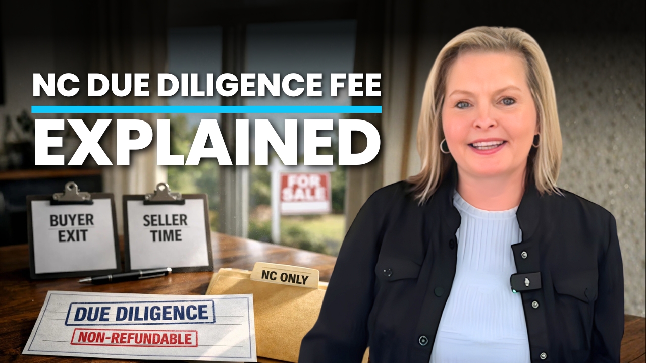 How Due Diligence Fees Work in North Carolina Home Sales